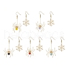 Natural Gemstone Dangle Earrings EJEW-JE05189-1