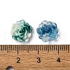 Flower Resin Cabochons with Glitter Powder CRES-Q006-05A-5
