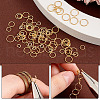 AHADERMAKER 400Pcs 4 Styles 304 Stainless Steel Open Jump Rings STAS-GA0001-66-4