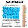 Mega Pet 1Pc DIY Earing Silicone Mold DIY-MP0001-07-8