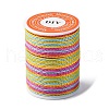 Segment Dyed Twisted Waxed Polyester Cord YC-C003-01A-1