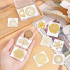 Olycraft Self Adhesive Brass Stickers DIY-OC0002-51-3
