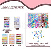  5 Bags 5 Styles Plastic Nail Art Glitter Sequins MRMJ-TA0001-32-13