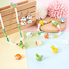 Kissitty 24Pcs 12 Style Handmade Bumpy Lampwork Beads Strands LAMP-KS0001-03-16