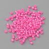 Baking Paint Cylinder Seed Beads SEED-R041-17-3