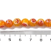 Handmade Millefiori Lampwork Beads Strands LAMP-G164-05D-4