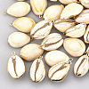 Cowrie Shell Pendants SSHEL-S258-01B-1