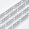 304 Stainless Steel Curb Chains CHS-S001-09A-P-1