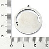 Non-Tarnish 201 Stainless Steel Pendants STAS-R118-07P-3