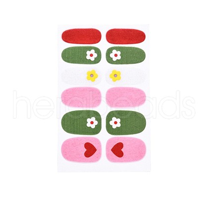 Flower Series Full Cover Nail Decal Stickers MRMJ-T109-WSZ497-1