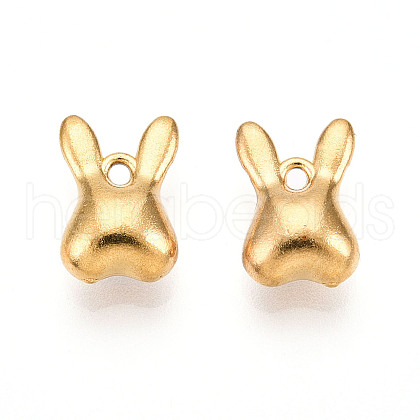 Ion Plating(IP) 304 Stainless Steel Charms STAS-N110-08G-1
