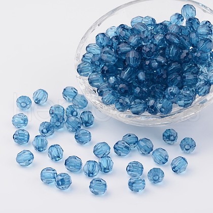 Transparent Acrylic Beads X-DB8mmC-43-1