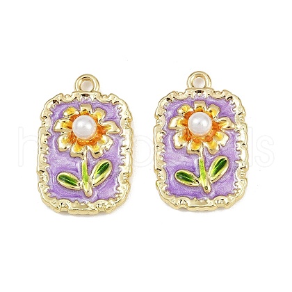 Alloy Enamel Pendants PALLOY-P311-01C-G-1