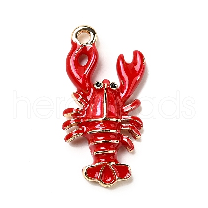 Zinc Alloy Enamel Pendants FIND-I044-17A-1-1