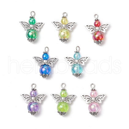 Transparent Acrylic Pendants PALLOY-JF03574-03-1