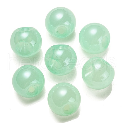 Opaque Acrylic Beads OACR-G012-03F-1