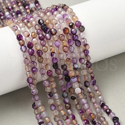 Natural Agate Beads Strands G-H302-A01-12-1