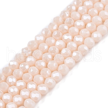 Electroplate Glass Beads Strands EGLA-A044-P3mm-A05-1