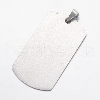 Tarnish Resistant 304 Stainless Steel Pendants STAS-G077-01P-1