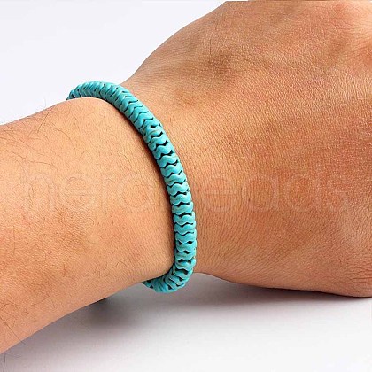 Turquoise Bracelet with Elastic Rope Bracelet DZ7554-6-1