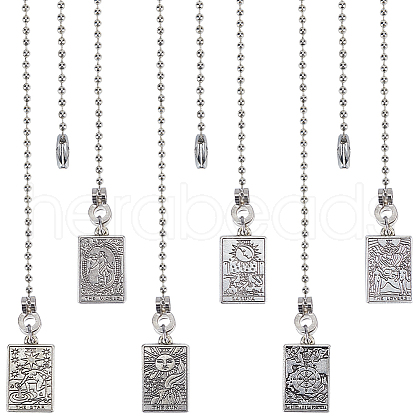 Tibetan Style Alloy Ceiling Fan Pull Chain Extenders AJEW-AB00125-1