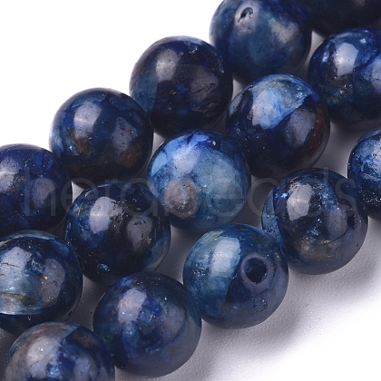 Natural Kyanite/Cyanite/Disthene Beads Strands G-D0006-C06-6mm-01-1