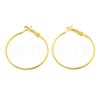 Iron Huggie Hoop Earring Findings IFIN-E025-01D-G-1