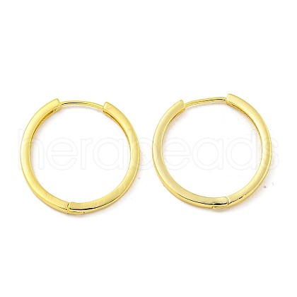 Brass Hoop Earrings EJEW-L211-08D-G-1