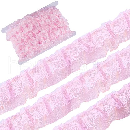 Gorgecraft 12.5 Yards Double Layers Polyester Lace Trim OCOR-GF0003-11A-1