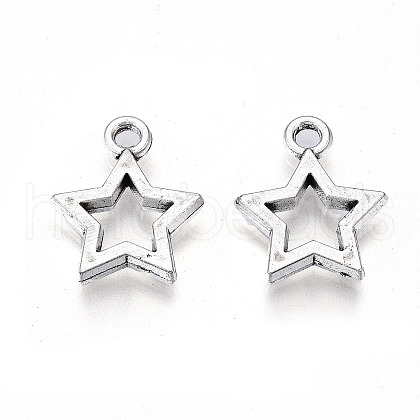 Tibetan Style Alloy Charms TIBE-S323-023AS-NF-1