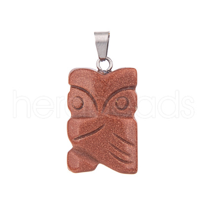 Synthetic Goldstone Pendants PW-WGE4606-08-1