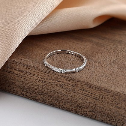 925 Sterling Silver Finger Rings for Women RJEW-C133-05P-1