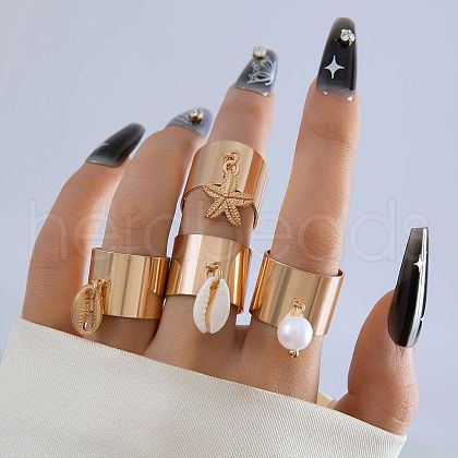 Alloy Finger Rings Sets FS-WG752C7-05-1