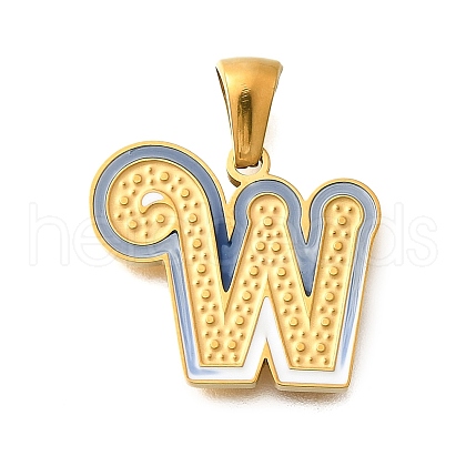 304 Stainless Steel Pendants STAS-K297-01G-W-1