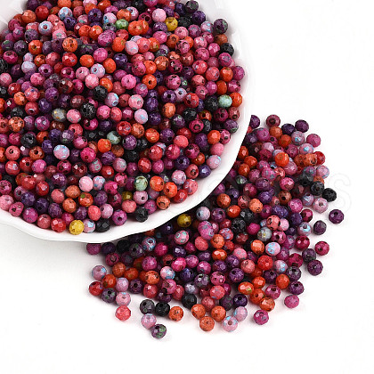 Picasso Glass Seed Beads SEED-N007-20B-1