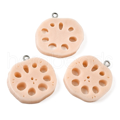 Resin Pendants FIND-U031-04P-1