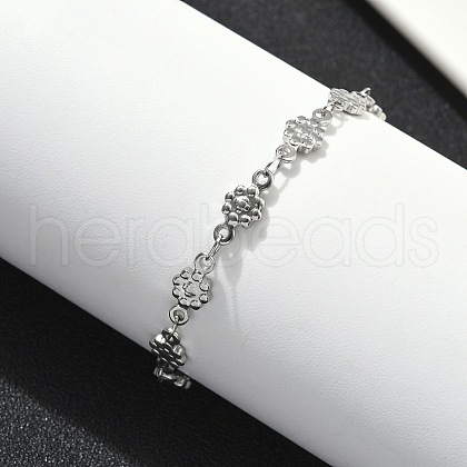 304 Stainless Steel Link Bracelets BJEW-Z132-02P-1