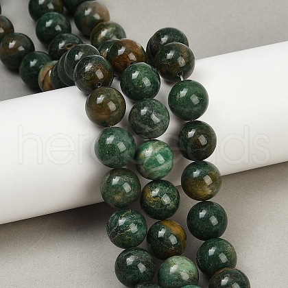 Natural African Jade Beads Strands G-F792-C07-02-1
