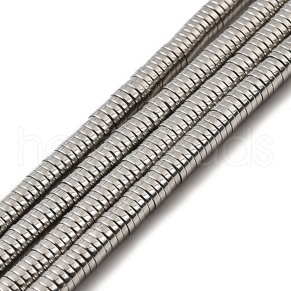 Non-magnetic Synthetic Hematite Beads Strands X-G-K011-4x1mm-03-1