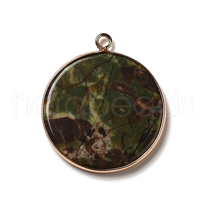 Natural Kambaba Jasper Pendants G-A213-01G-10-1