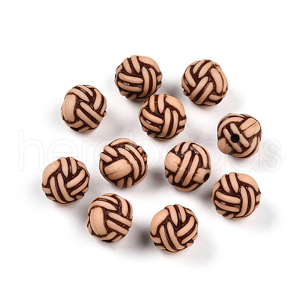Opaque Acrylic Beads SACR-T017-16-1