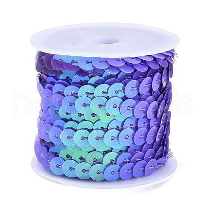 Eco-Friendly Plastic Paillette Beads PVC-Q092-6mm-P24-1