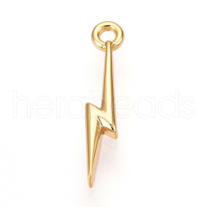 Brass Pendants KK-T075-35G-1