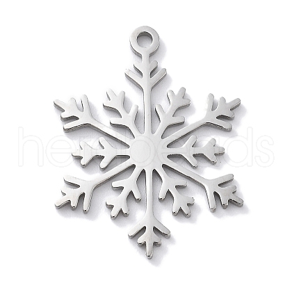 Christmas Theme Anti-Tarnish 304 Stainless Steel Pendants STAS-R003-04P-05-1