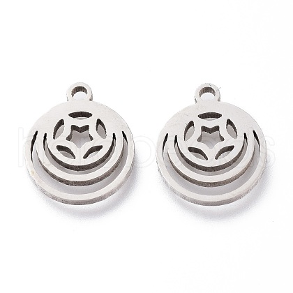 Non-Tarnish 304 Stainless Steel Charms STAS-A047-20P-1