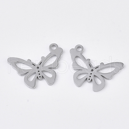 Non-Tarnish 201 Stainless Steel Pendants STAS-N088-04-1