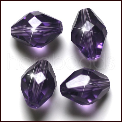 Imitation Austrian Crystal Beads SWAR-F054-11x8mm-26-1