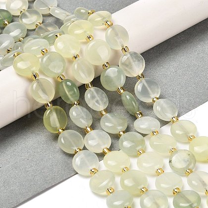 Natural New Jade Beads Strands G-H005-B07-01-1