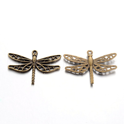 Tibetan Style Alloy Pendants TIBEP-A12-3725-AB-FF-1