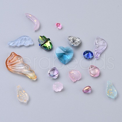 Mixed Style Glass Pendants/Cabochons/Beads X-FIND-XCP0005-01A-1